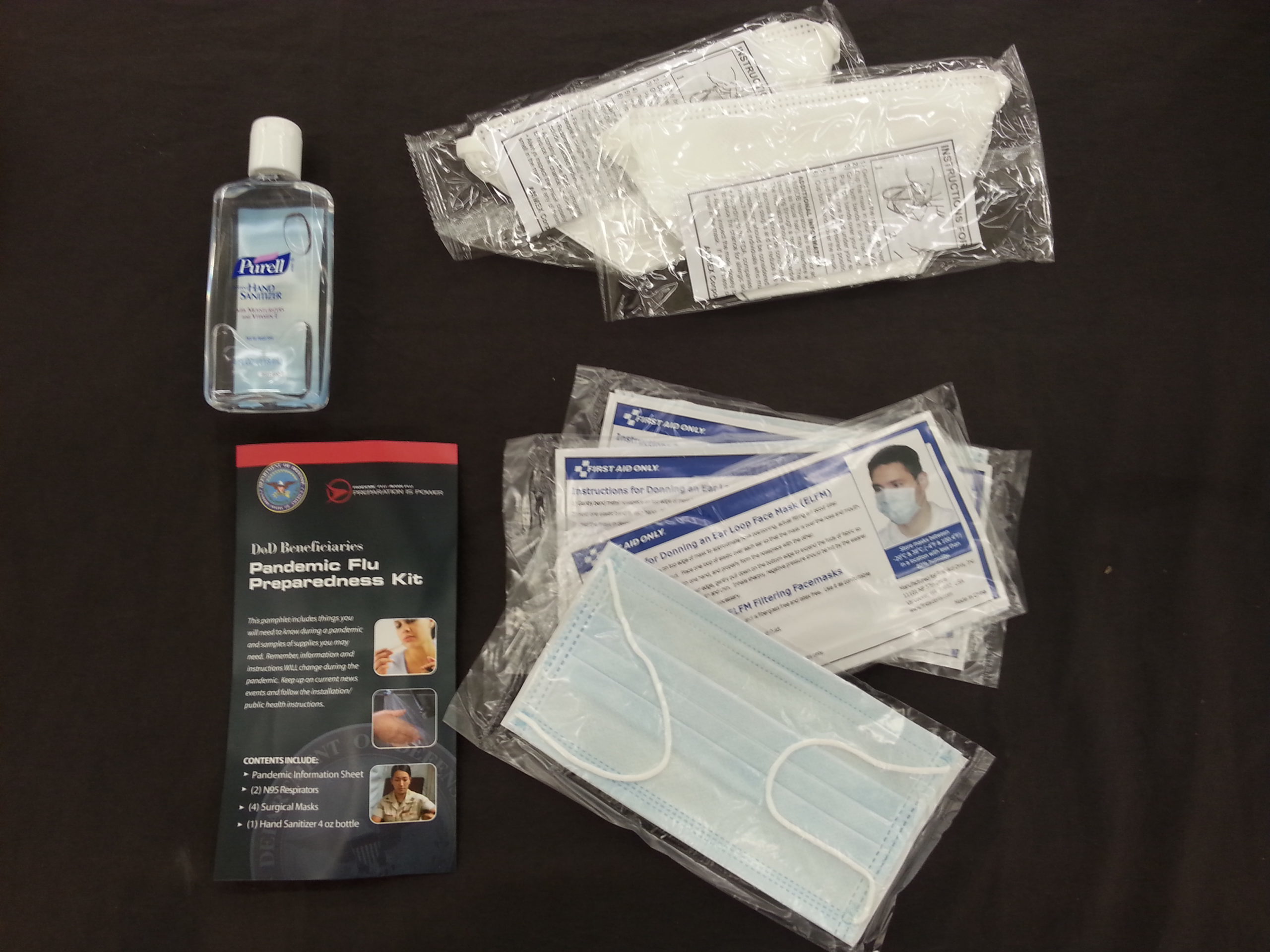 Full case of 21 Pandemic Flu Preparedness Kits