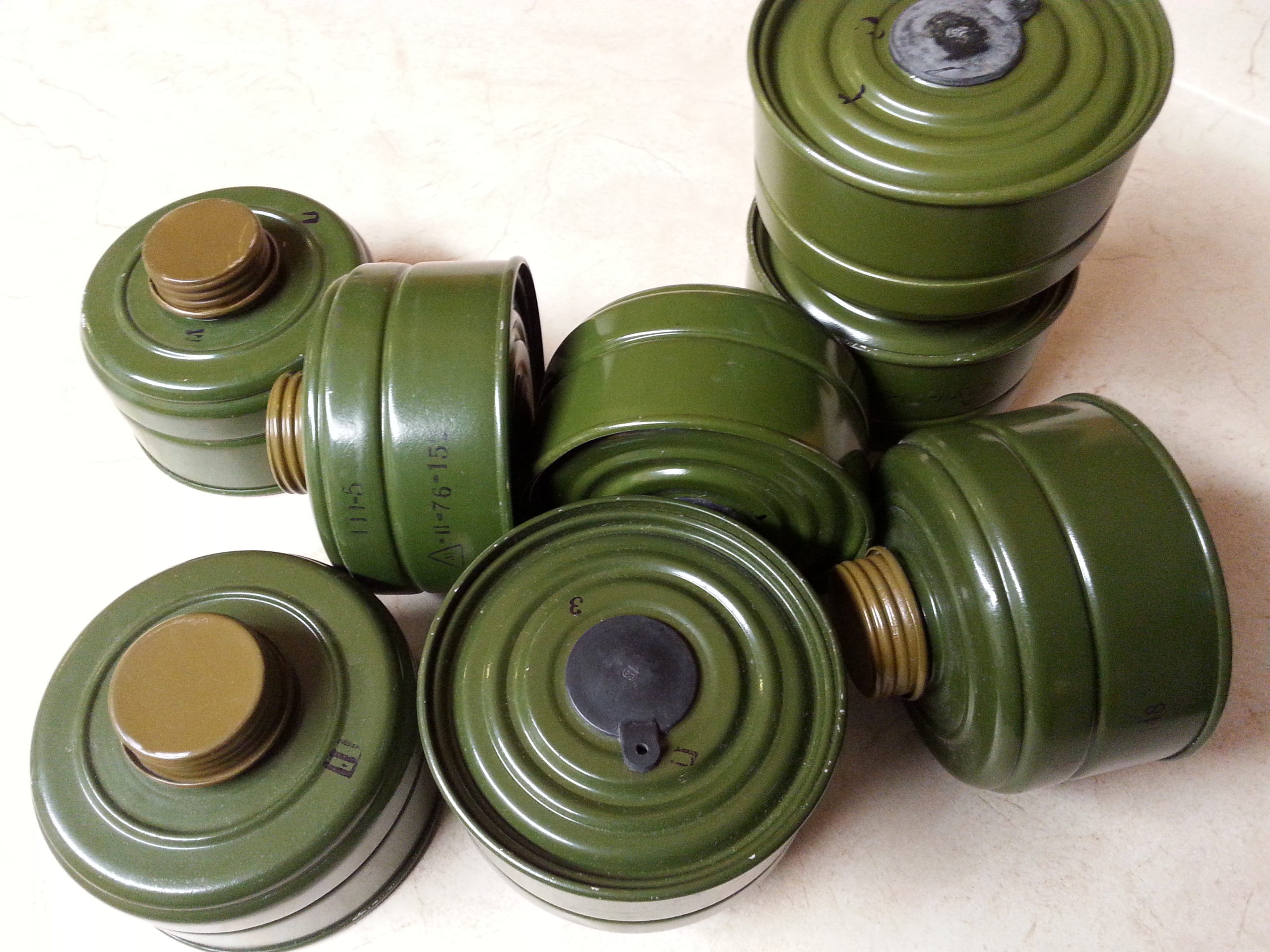 40mm NATO NBC gas mask filter